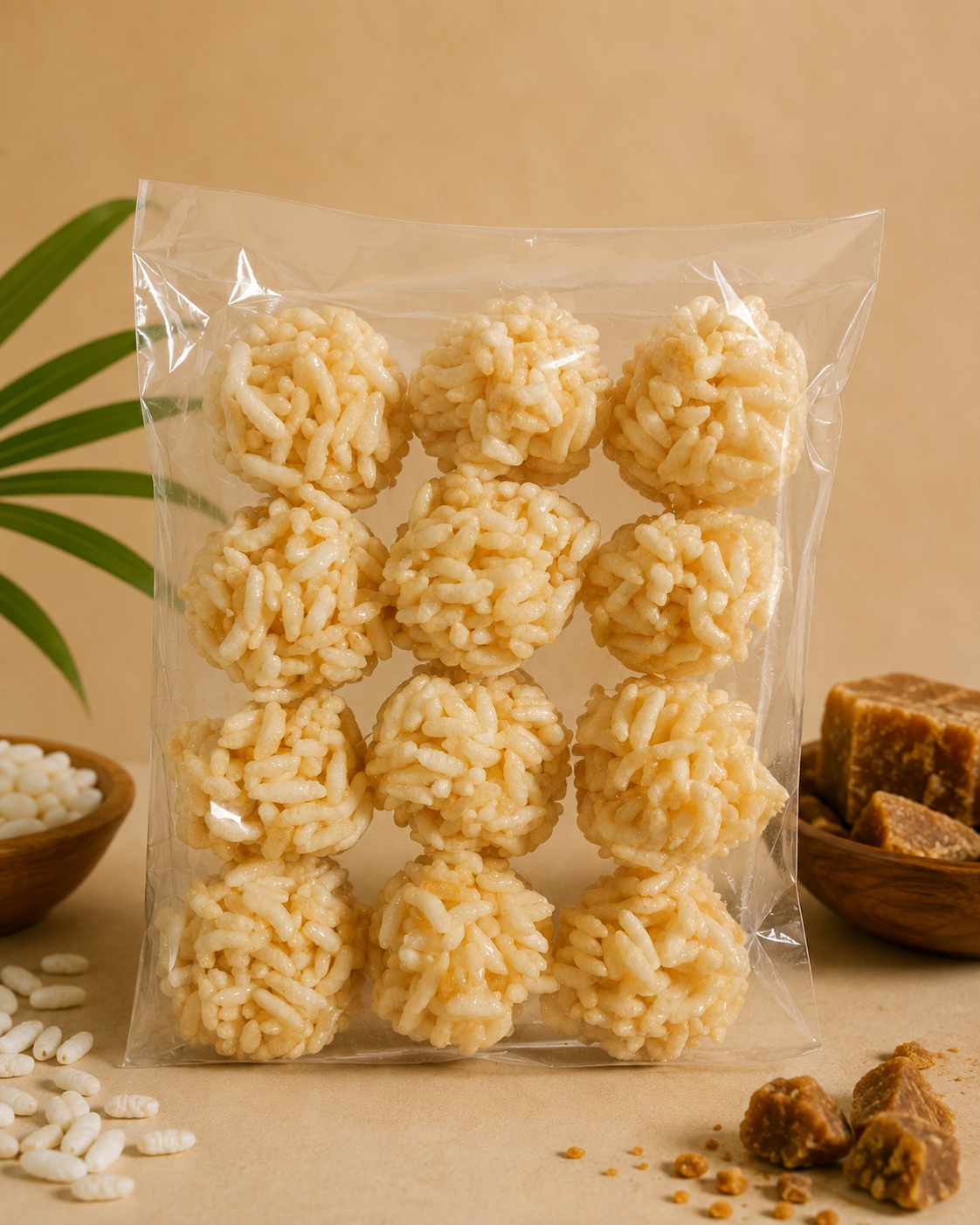 Malar Candy by PAF FOODS — Puffed rice balls in pure palm jaggery